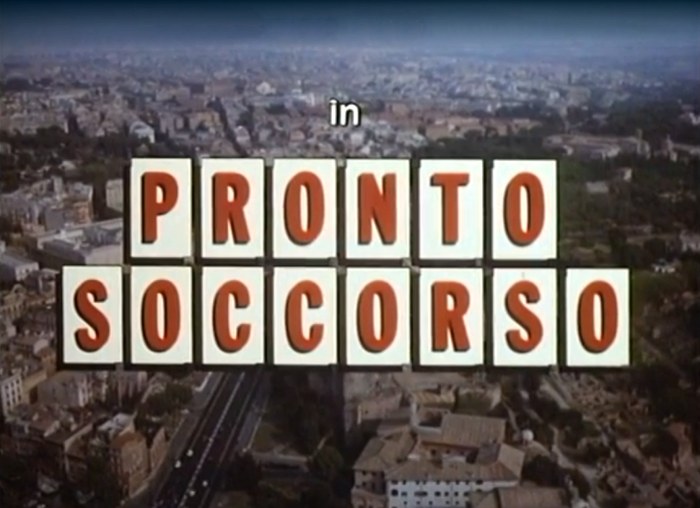 Pronto soccorso poster