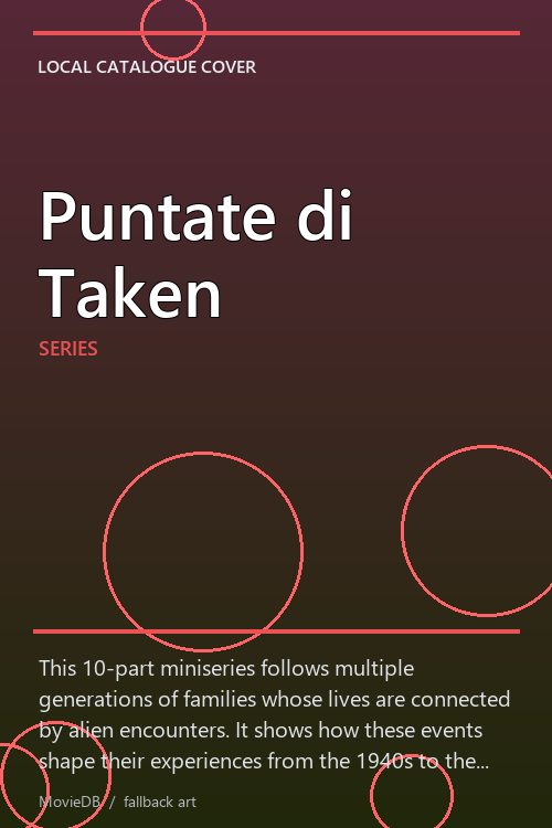 Puntate di Taken poster
