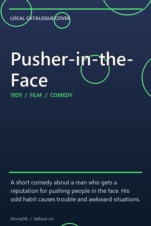 Pusher-in-the-Face poster