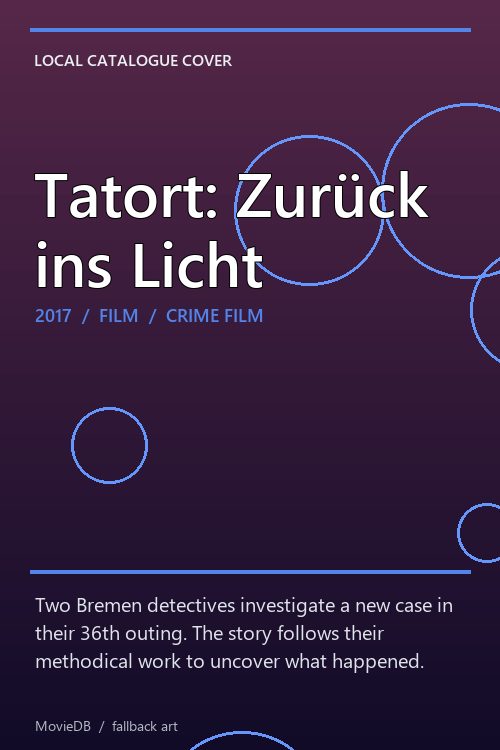 Tatort: Zurück ins Licht poster