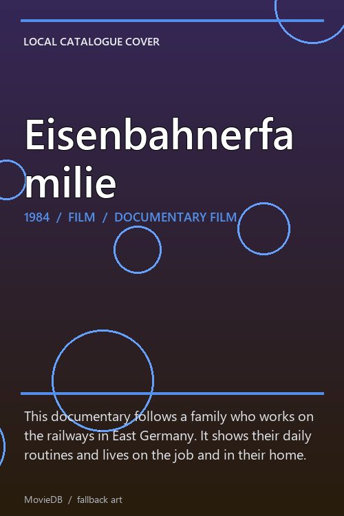 Eisenbahnerfamilie poster