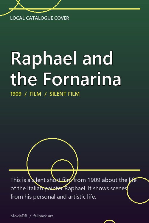 Raphael and the Fornarina poster