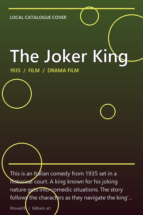 The Joker King poster