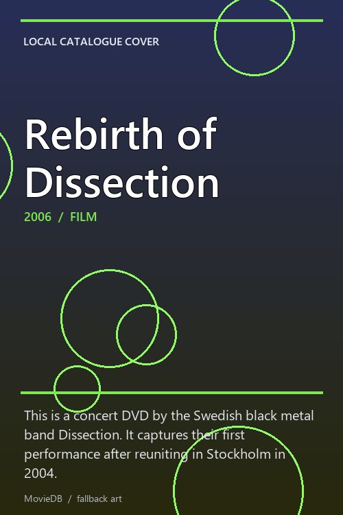Rebirth of Dissection poster