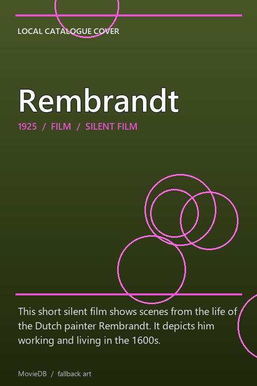 Rembrandt poster