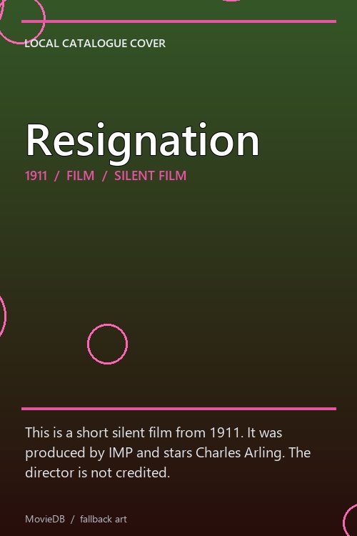Resignation poster
