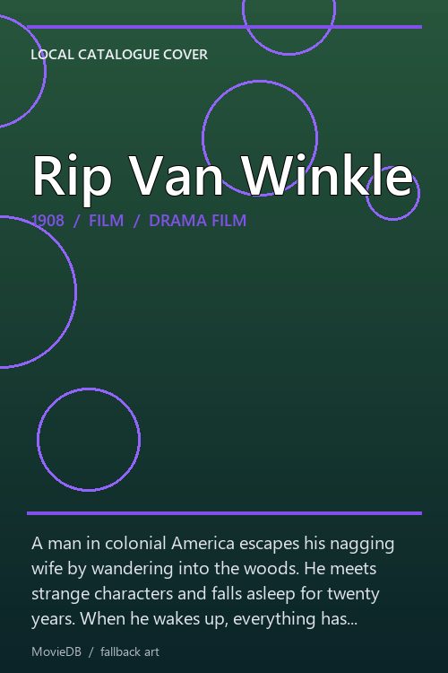 Rip Van Winkle poster