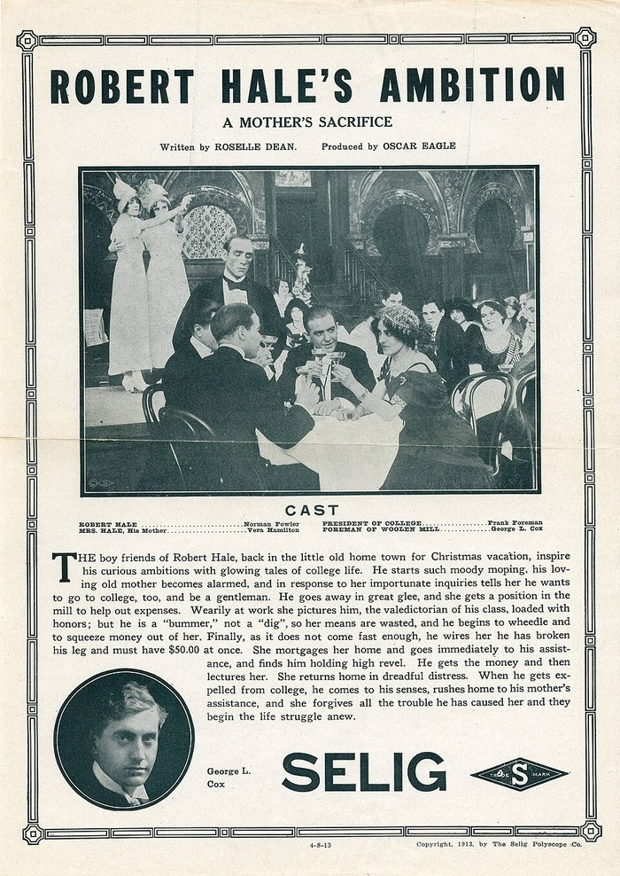 Robert Hale's Ambition poster