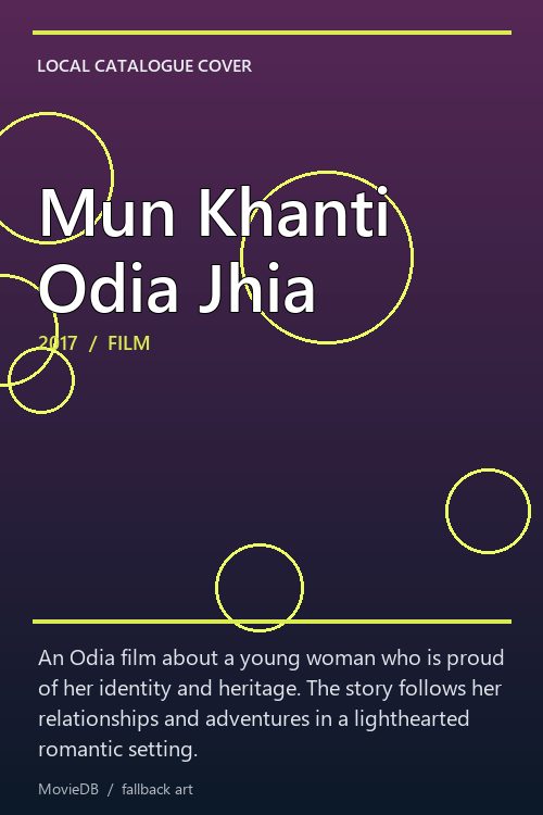 Mun Khanti Odia Jhia poster