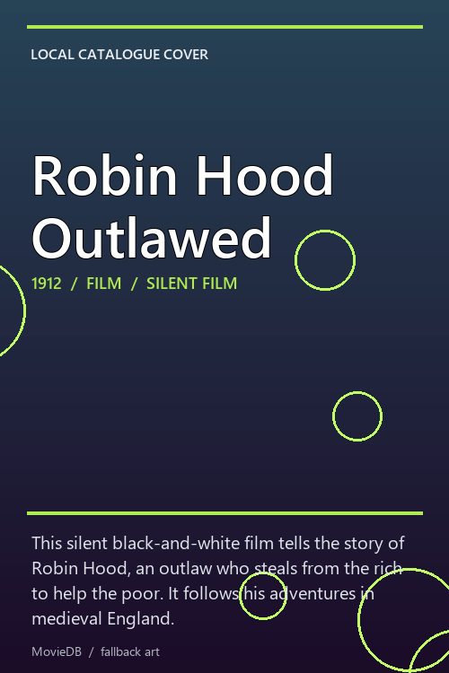 Robin Hood Outlawed poster