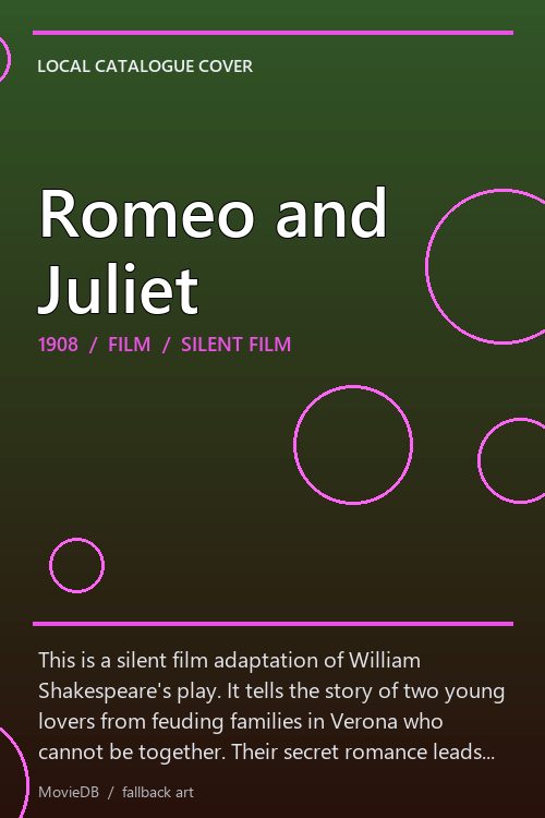 Romeo and Juliet poster