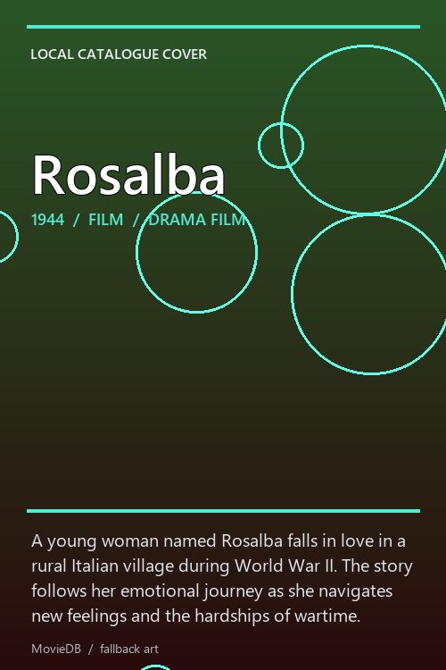 Rosalba poster