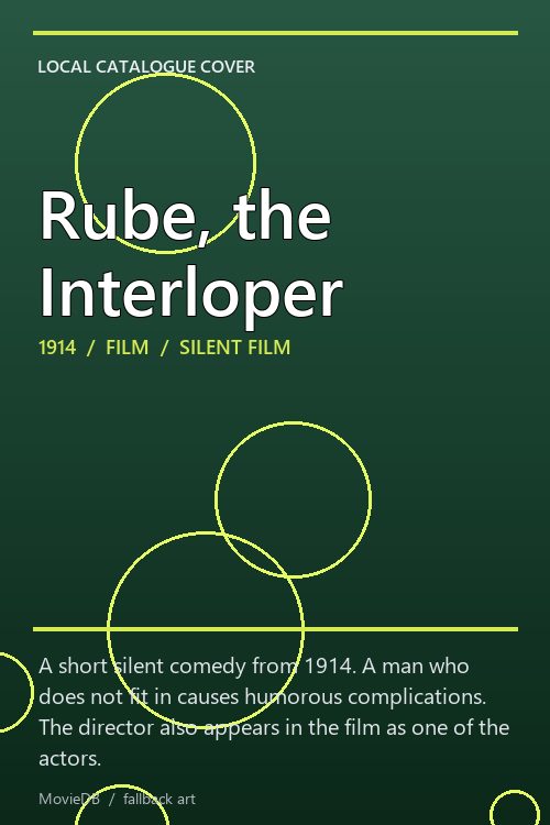 Rube, the Interloper poster