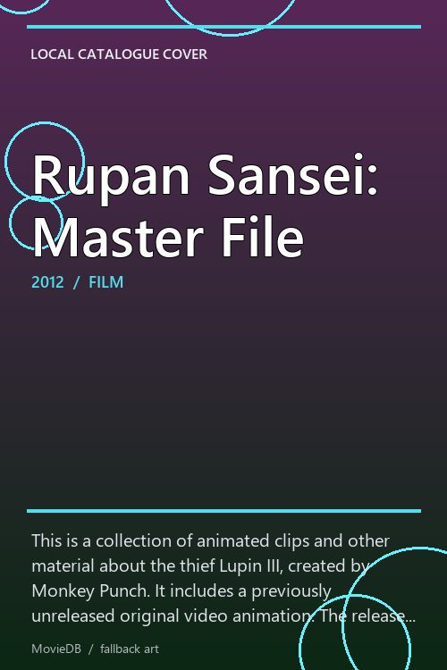 Rupan Sansei: Master File poster