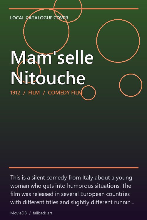 Mam'selle Nitouche poster