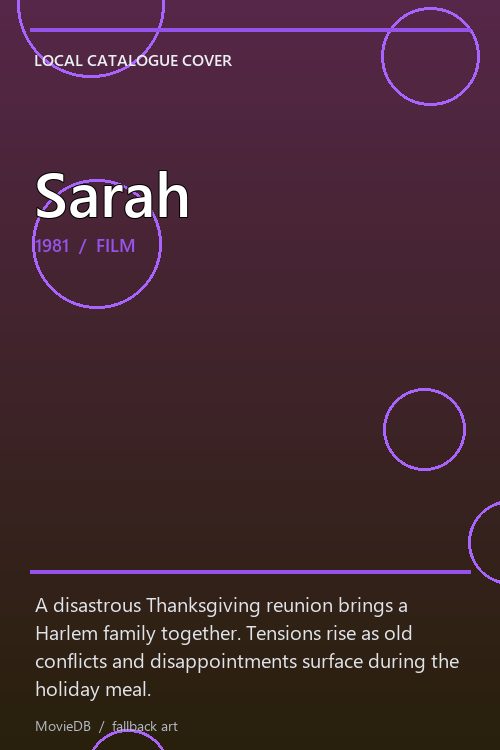 Sarah poster