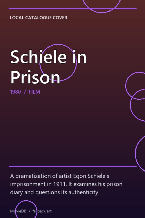 Schiele in Prison poster