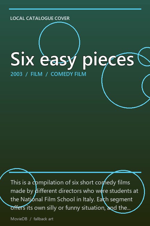 Six easy pieces poster