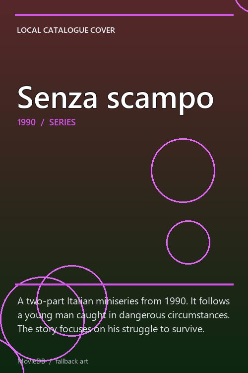 Senza scampo poster