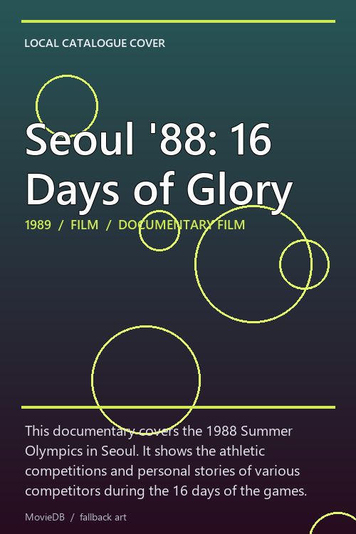 Seoul '88: 16 Days of Glory poster