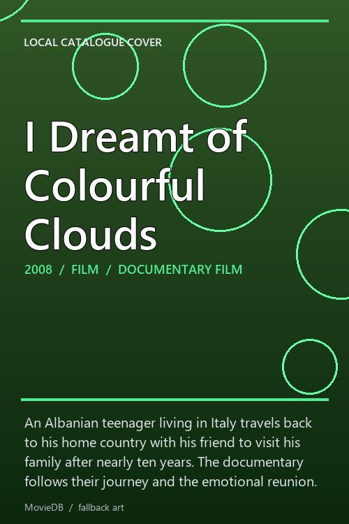 I Dreamt of Colourful Clouds poster