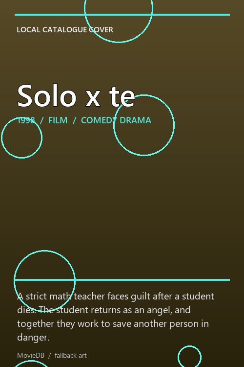 Solo x te poster