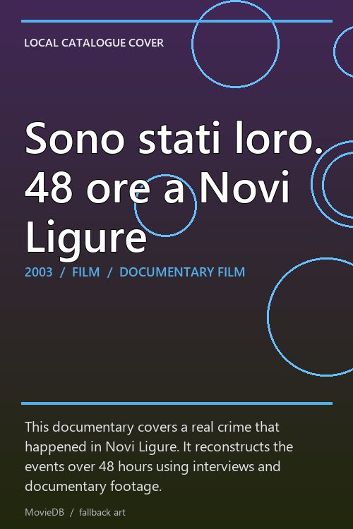 Sono stati loro. 48 ore a Novi Ligure poster