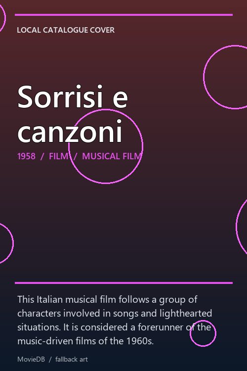 Sorrisi e canzoni poster