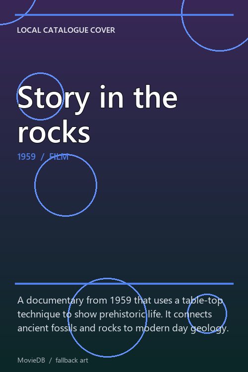 Story in the rocks poster