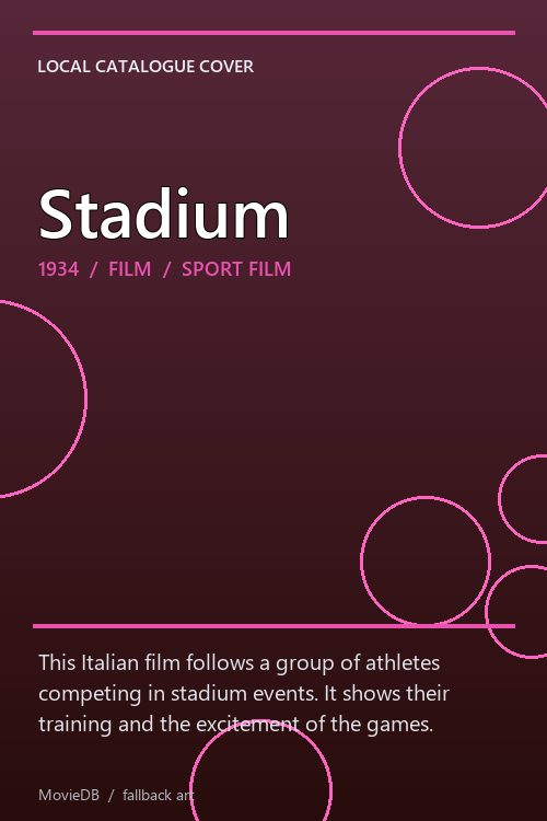 Stadium poster
