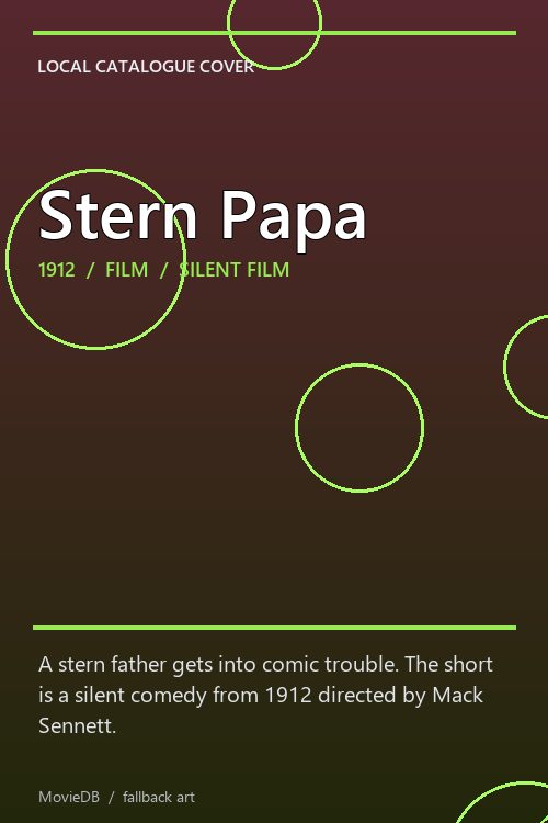 Stern Papa poster