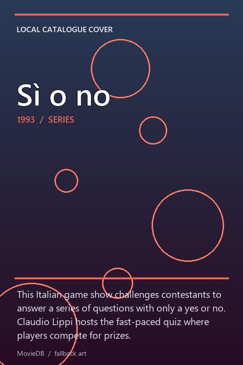 Sì o no poster