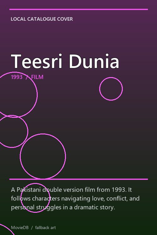 Teesri Dunia poster