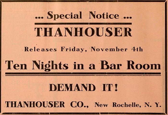 Ten Nights in a Bar Room poster