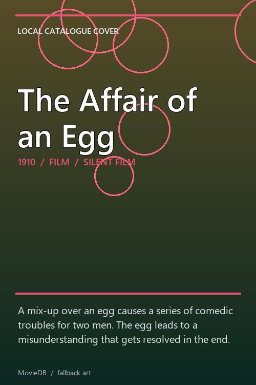 The Affair of an Egg poster
