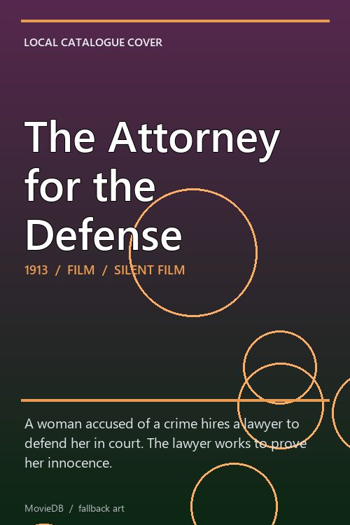 The Attorney for the Defense poster