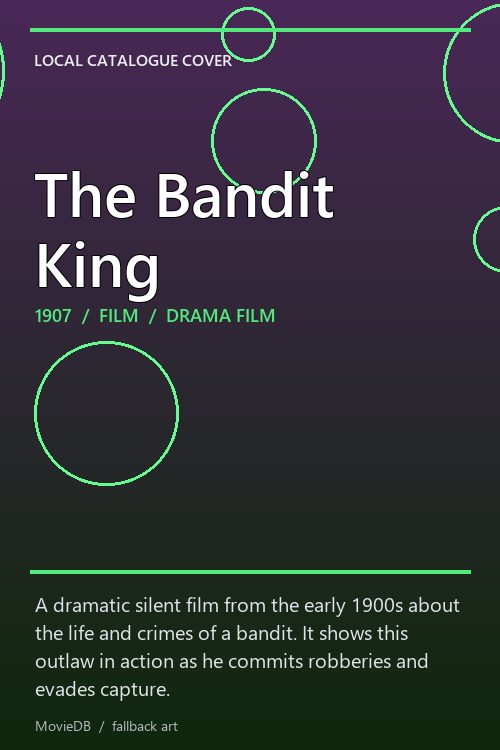 The Bandit King poster