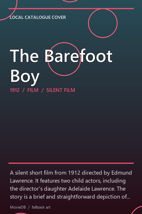 The Barefoot Boy poster