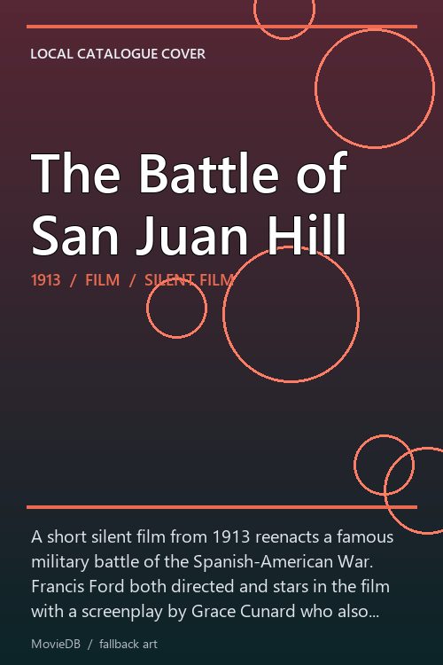 The Battle of San Juan Hill poster