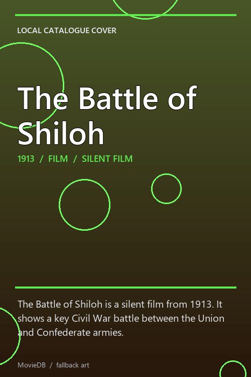 The Battle of Shiloh poster