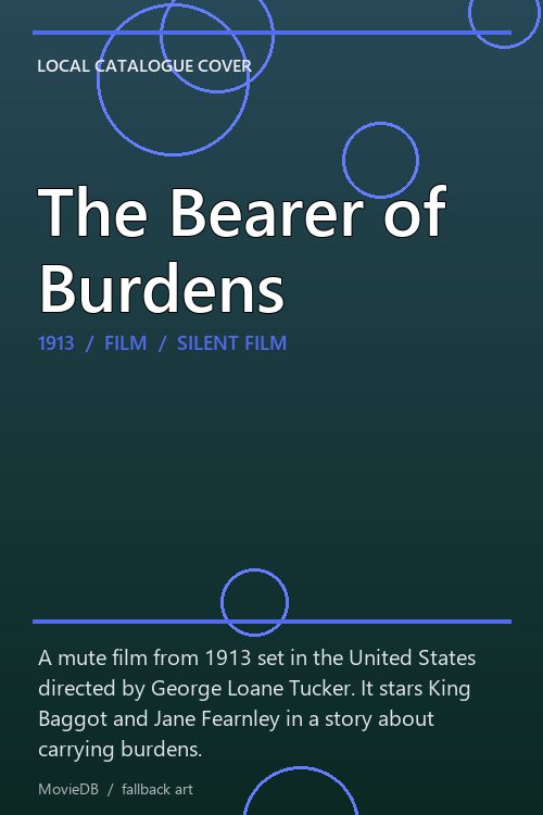 The Bearer of Burdens poster