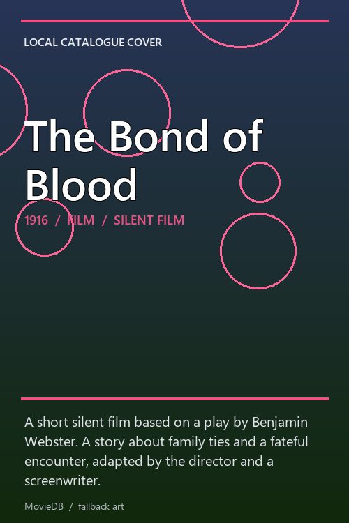 The Bond of Blood poster