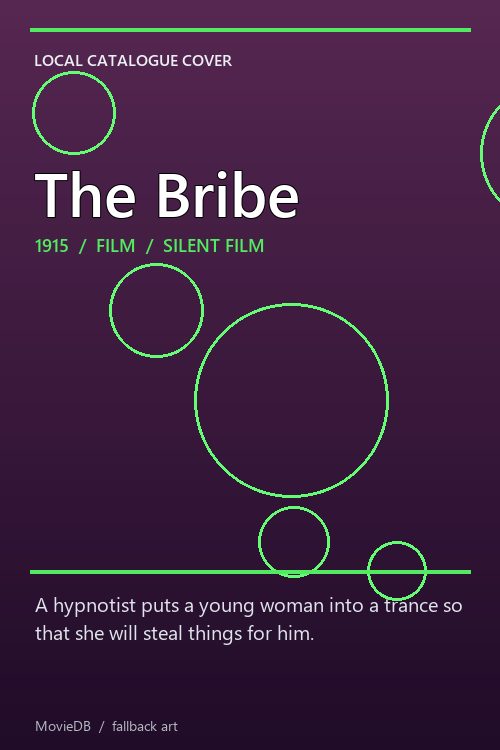 The Bribe poster