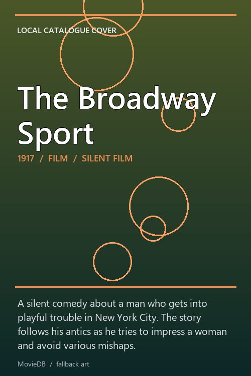 The Broadway Sport poster