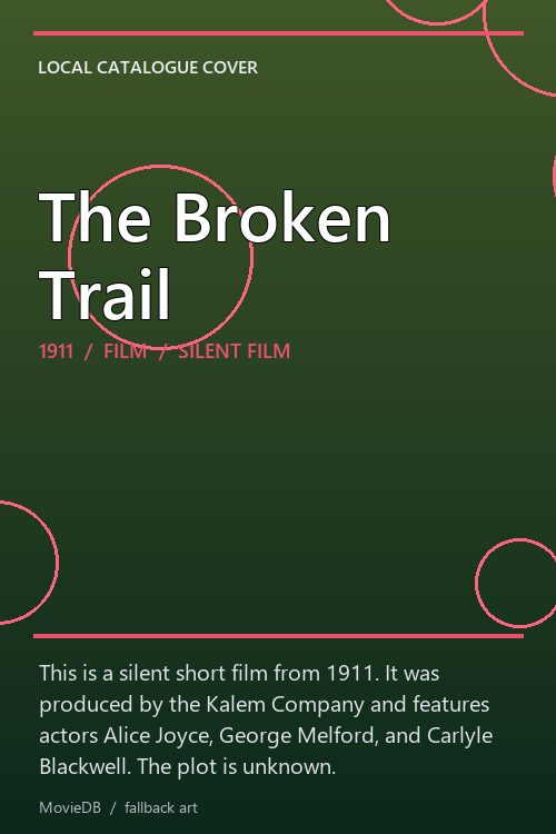 The Broken Trail poster