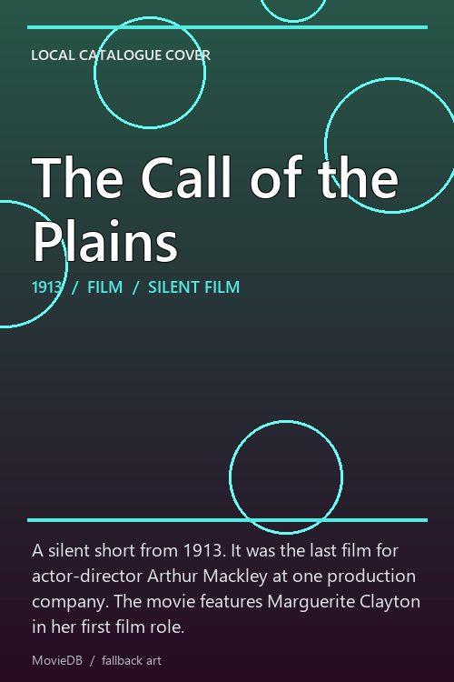 The Call of the Plains poster