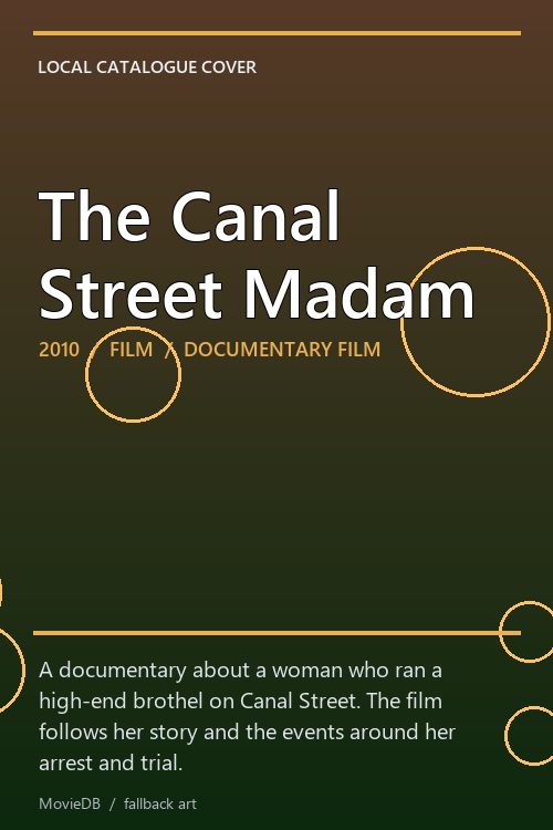 The Canal Street Madam poster