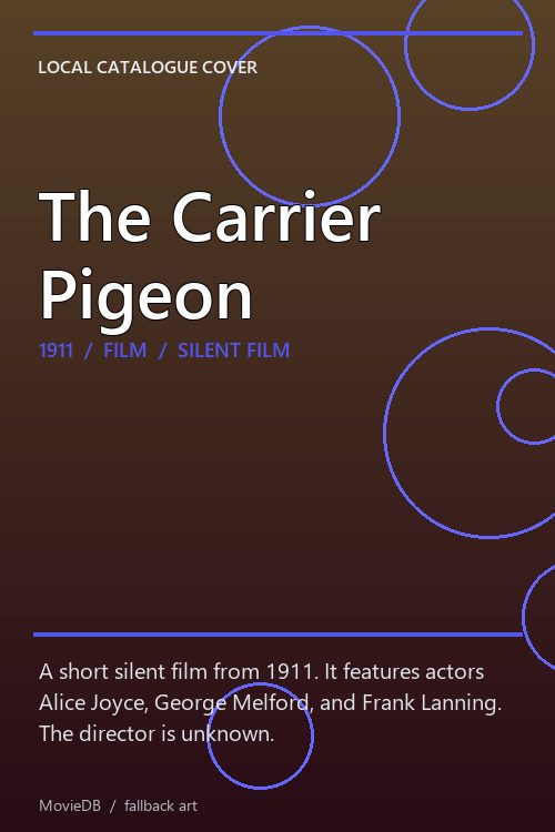 The Carrier Pigeon poster