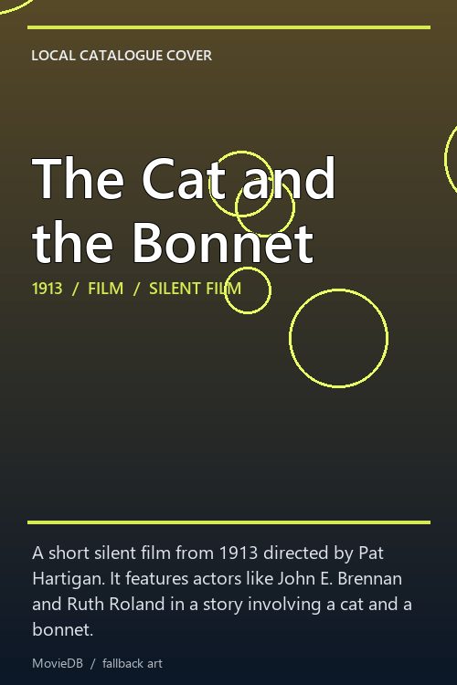 The Cat and the Bonnet poster