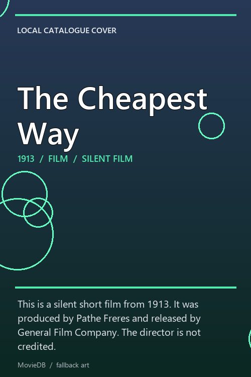 The Cheapest Way poster